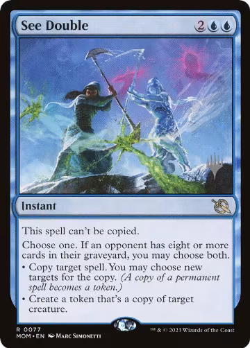 See Double (77), Promo Pack: March of the Machine — Magic card price