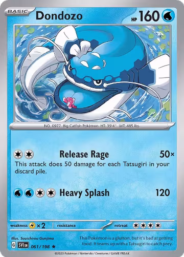 Dondozo - 061/198 (061/198), Deck Exclusives — Pokémon card price