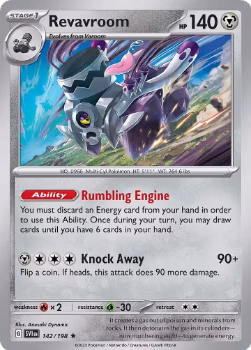Revavroom - 142/198 (142/198), Deck Exclusives — Pokémon card price