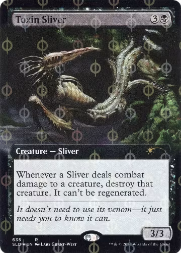 Toxin Sliver (Extended Art) (Step-and-Compleat Foil) (635), Secret Lair Drop Series — Magic card price