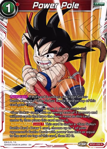 Power Pole (BT21-032), Wild Resurgence — DB Super card price