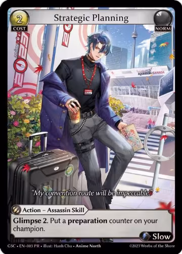 Strategic Planning (003), Promotional Cards — Grand Archive card price