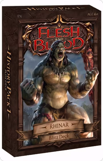 Historic Pack 1 Blitz Deck - Rhinar, History Pack Vol.1 — Flesh & Blood sealed product price