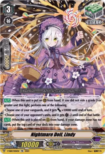 Nightmare Doll, Lindy (V-SS10/025EN), V-SS10 Premium Battle Deckset 2023 — Vanguard card price