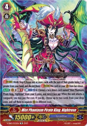 Mist Phantasm Pirate King, Nightrose (V-SS10/033EN), V-SS10 Premium Battle Deckset 2023 — Vanguard card price