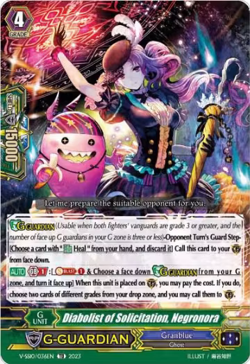 Diabolist of Solicitation, Negronora (V-SS10/036EN) — card price