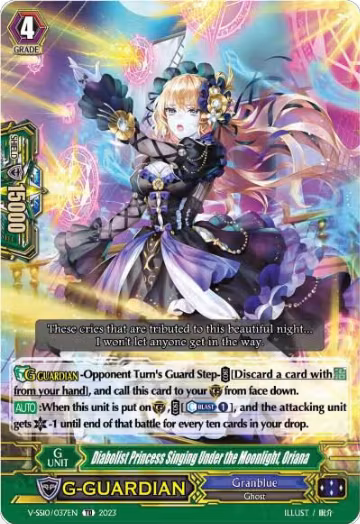 Diabolist Princess Singing Under the Moonlight, Oriana (V-SS10/037EN), V-SS10 Premium Battle Deckset 2023 — Vanguard card price