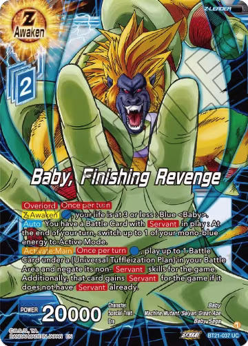 Baby, Finishing Revenge (BT21-037), Wild Resurgence — DB Super card price