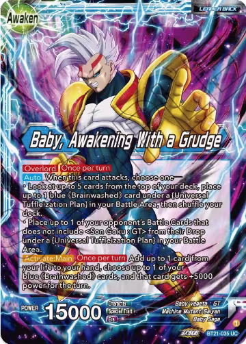 Baby // Baby, Awakening With a Grudge (BT21-035), Wild Resurgence — DB Super card price