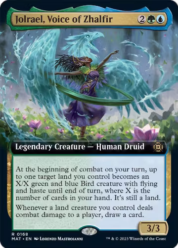 Jolrael, Voice of Zhalfir (Extended Art) (168), March of the Machine: The Aftermath — Magic card price