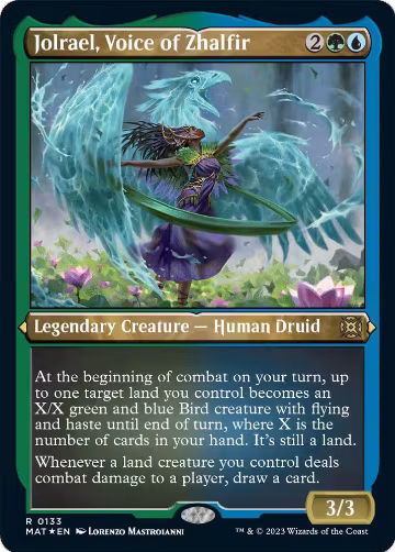 Jolrael, Voice of Zhalfir (Foil Etched) (133), March of the Machine: The Aftermath — Magic card price