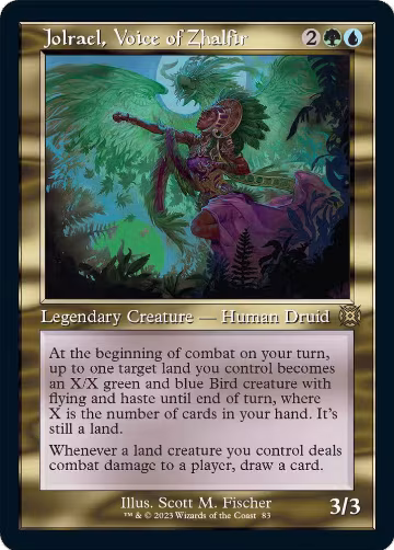 Jolrael, Voice of Zhalfir (Retro Frame) (83), March of the Machine: The Aftermath — Magic card price