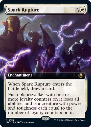 Spark Rupture (Extended Art) (153), March of the Machine: The Aftermath — Magic card price
