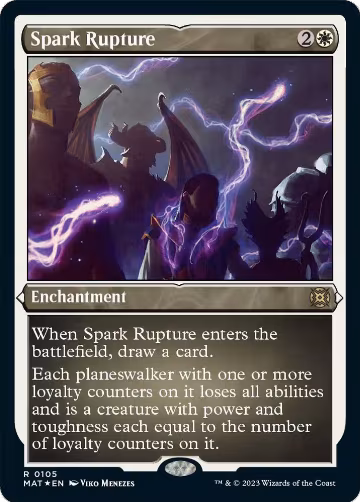 Spark Rupture (Foil Etched) (105), March of the Machine: The Aftermath — Magic card price