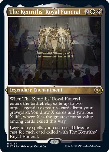 The Kenriths' Royal Funeral (Foil Etched) (134), March of the Machine: The Aftermath — Magic card price