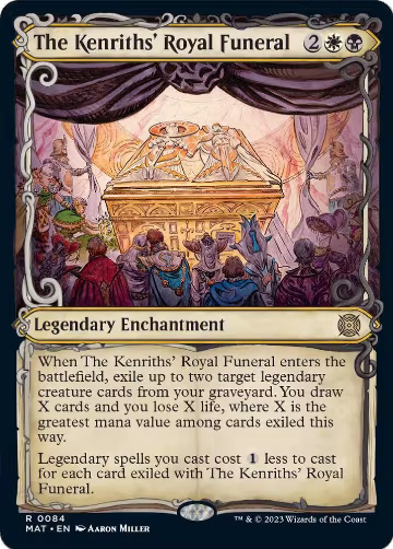 The Kenriths' Royal Funeral (Showcase) (84), March of the Machine: The Aftermath — Magic card price