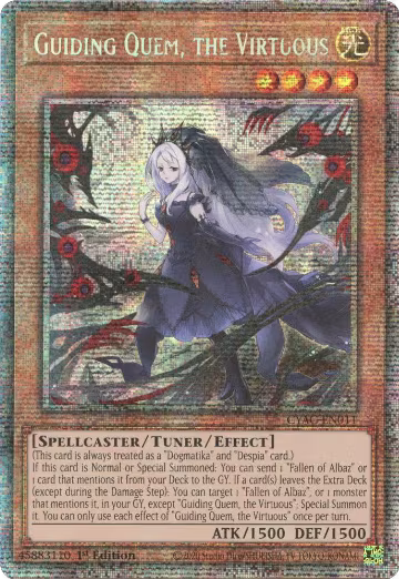 Guiding Quem, the Virtuous (Starlight Rare) (CYAC-EN011) — card price