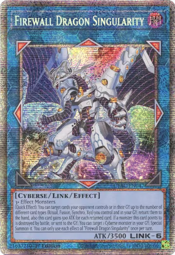 Firewall Dragon Singularity (Starlight Rare) (CYAC-EN047) — card price