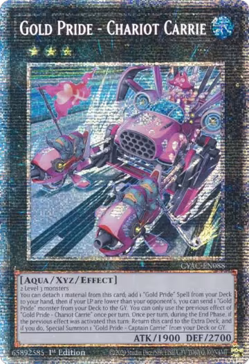 Gold Pride - Chariot Carrie (Starlight Rare) (CYAC-EN088) — card price