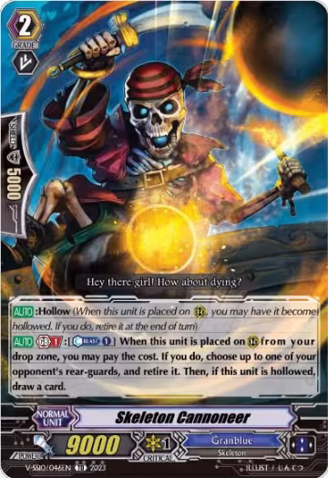 Skeleton Cannoneer (V-SS10/046EN), V-SS10 Premium Battle Deckset 2023 — Vanguard card price