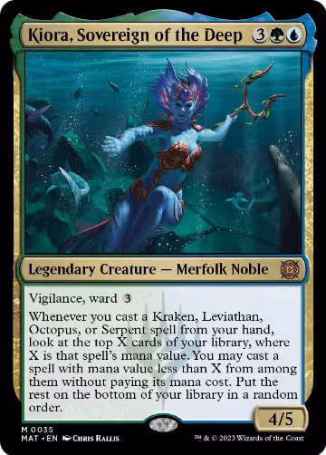 Kiora, Sovereign of the Deep (35), March of the Machine: The Aftermath — Magic card price