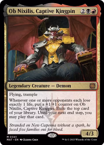 Ob Nixilis, Captive Kingpin (41), March of the Machine: The Aftermath — Magic card price