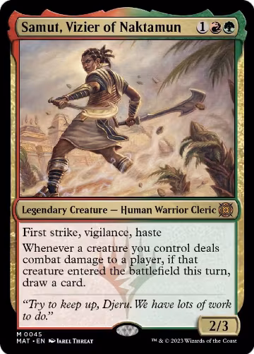 Samut, Vizier of Naktamun (45), March of the Machine: The Aftermath — Magic card price