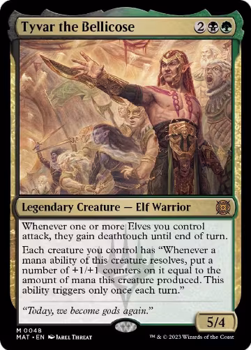 Tyvar the Bellicose (48), March of the Machine: The Aftermath — Magic card price
