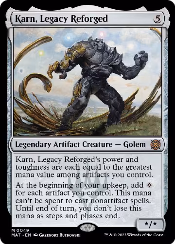 Karn, Legacy Reforged (49), March of the Machine: The Aftermath — Magic card price