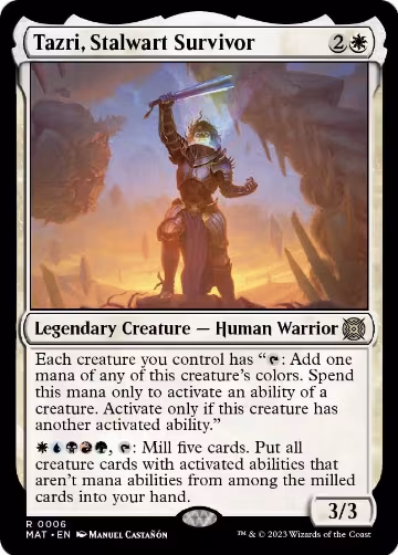 Tazri, Stalwart Survivor (6), March of the Machine: The Aftermath — Magic card price