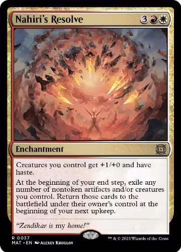 Nahiri's Resolve (37), March of the Machine: The Aftermath — Magic card price