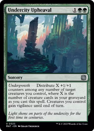 Undercity Upheaval (25), March of the Machine: The Aftermath — Magic card price