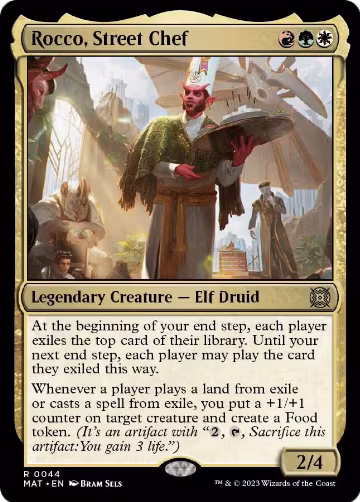 Rocco, Street Chef (44), March of the Machine: The Aftermath — Magic card price