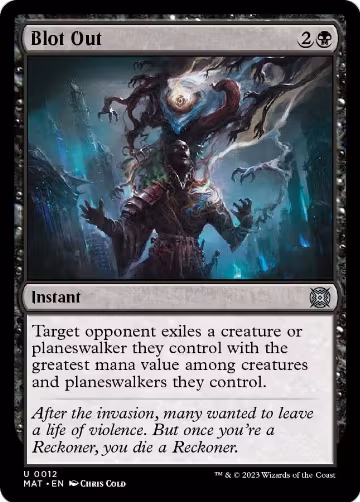 Blot Out (12), March of the Machine: The Aftermath — Magic card price