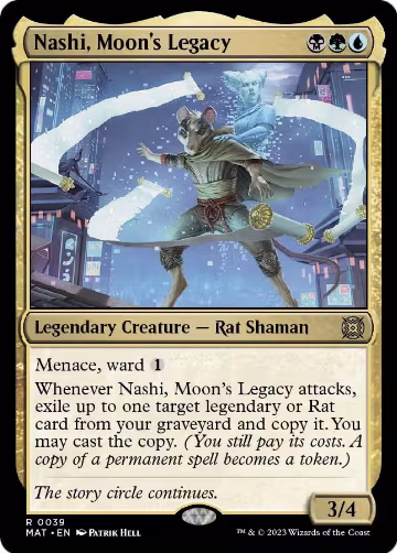 Nashi, Moon's Legacy (39), March of the Machine: The Aftermath — Magic card price