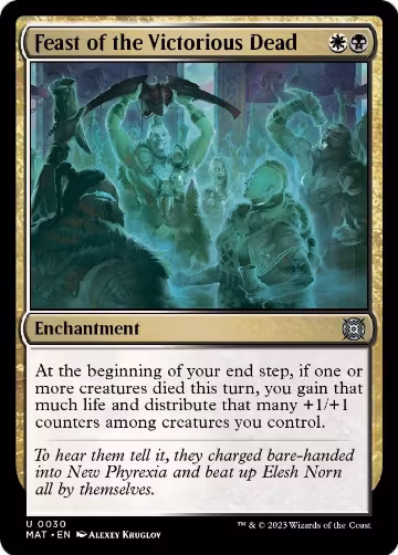 Feast of the Victorious Dead (30), March of the Machine: The Aftermath — Magic card price