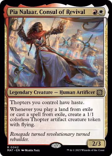 Pia Nalaar, Consul of Revival (42), March of the Machine: The Aftermath — Magic card price