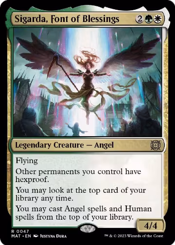 Sigarda, Font of Blessings (47), March of the Machine: The Aftermath — Magic card price