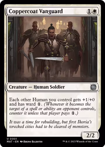Coppercoat Vanguard (1), March of the Machine: The Aftermath — Magic card price