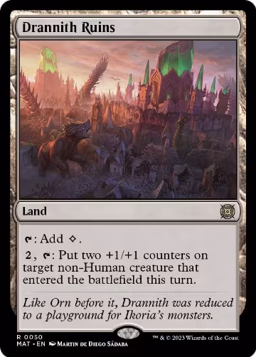 Drannith Ruins (50), March of the Machine: The Aftermath — Magic card price