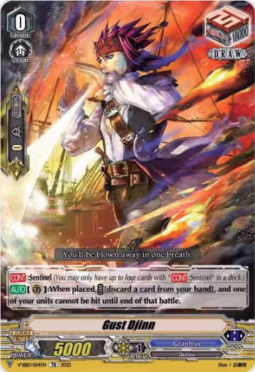 Gust Djinn (V-SS10/054EN), V-SS10 Premium Battle Deckset 2023 — Vanguard card price