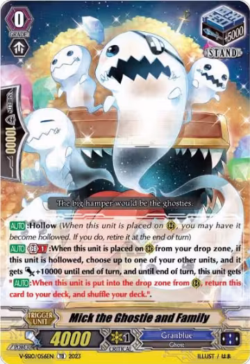 Mick the Ghostie and Family (V-SS10/056EN), V-SS10 Premium Battle Deckset 2023 — Vanguard card price