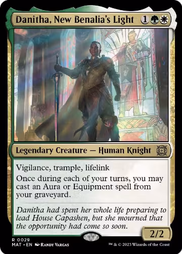 Danitha, New Benalia's Light (29), March of the Machine: The Aftermath — Magic card price