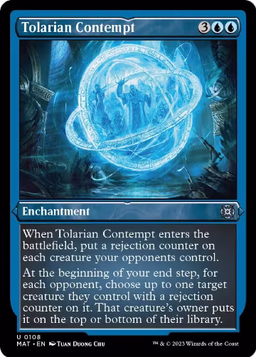Tolarian Contempt (Foil Etched) (108), March of the Machine: The Aftermath — Magic card price
