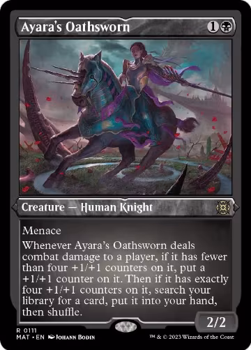 Ayara's Oathsworn (Foil Etched) (111), March of the Machine: The Aftermath — Magic card price