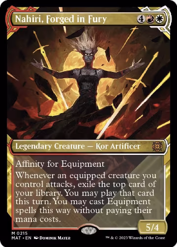 Nahiri, Forged in Fury (Halo Foil) (215) — card price