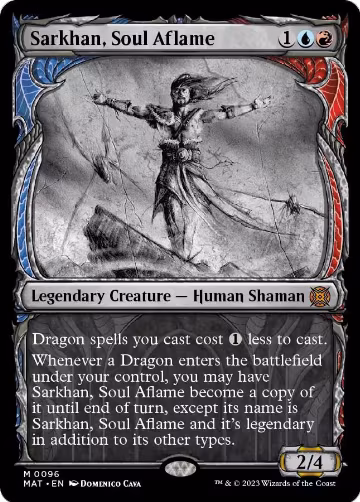 Sarkhan, Soul Aflame (Showcase) (96), March of the Machine: The Aftermath — Magic card price