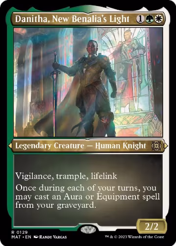 Danitha, New Benalia's Light (Foil Etched) (129), March of the Machine: The Aftermath — Magic card price