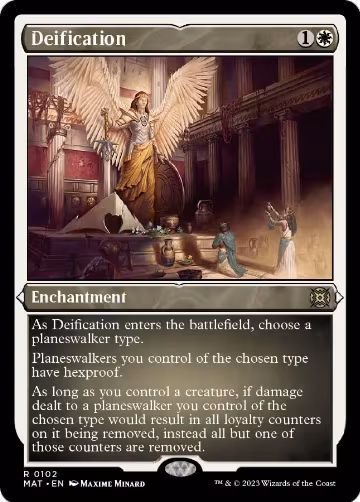 Deification (Foil Etched) (102), March of the Machine: The Aftermath — Magic card price