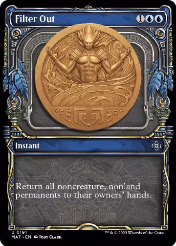 Filter Out (Halo Foil) (191), March of the Machine: The Aftermath — Magic card price
